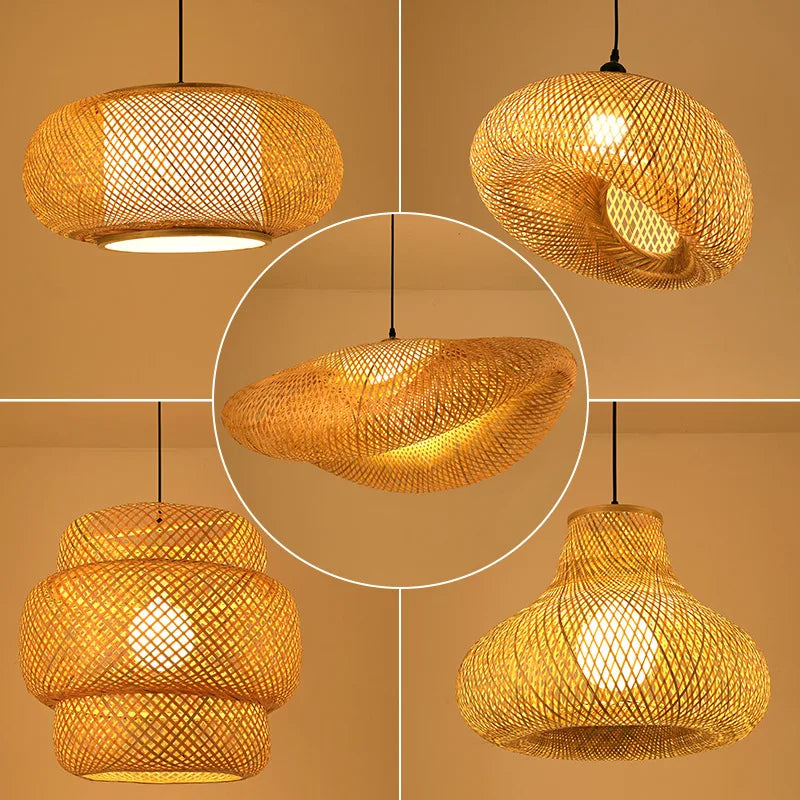 Avela Handcrafted Rattan Chandelier | OpalDwell - OpalDwell