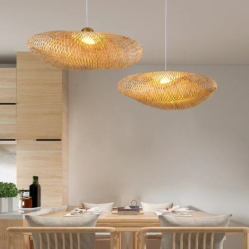 Avela Handcrafted Rattan Chandelier | OpalDwell - OpalDwell
