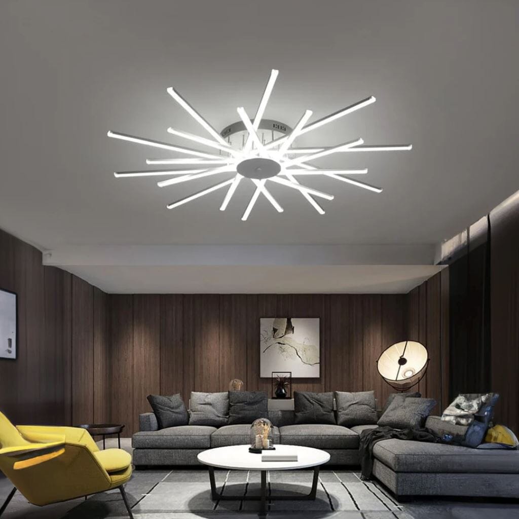 LumaNova Stylish Modern Acrylic Flush Mount Ceiling Light OpalDwell