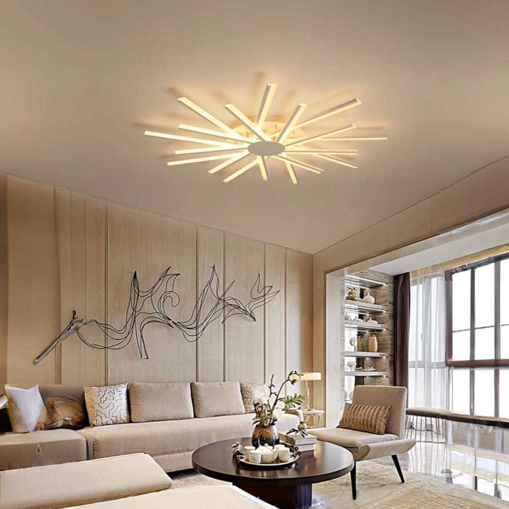 LumaNova Stylish Modern Acrylic Flush Mount Ceiling Light OpalDwell