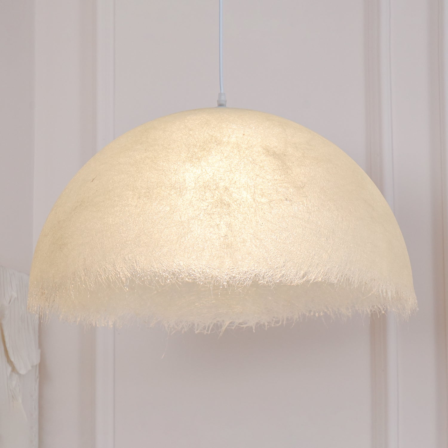 NovaLine Minimalist Pendant Lamp in Epoxy and Metal - OpalDwell