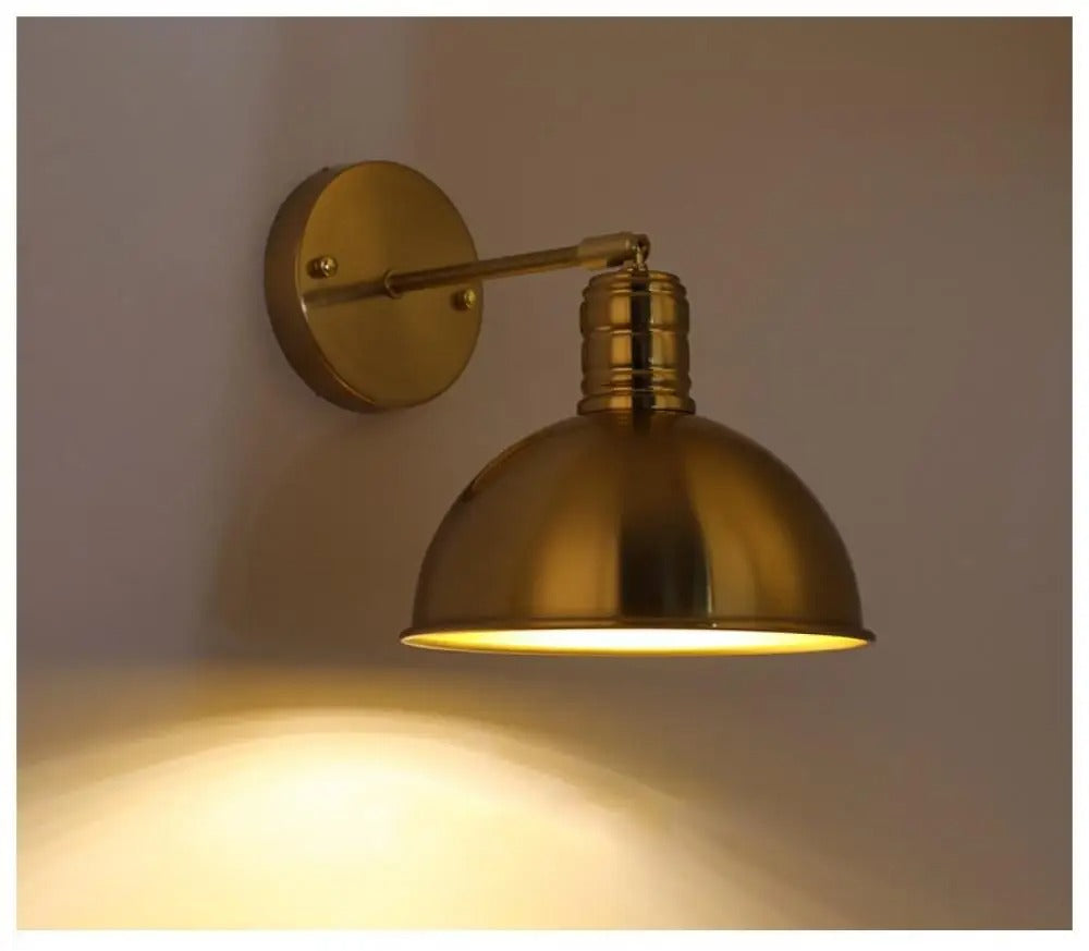 Vintage Arm Mounted Wall Lamp - OpalDwell