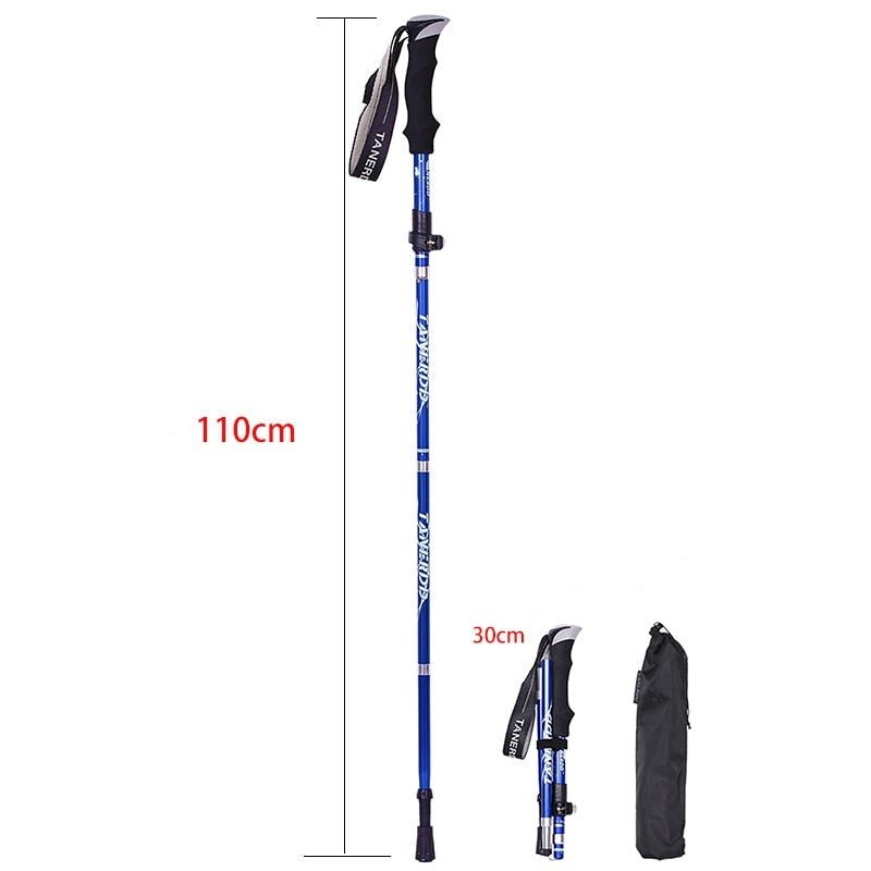 PeakGlide Telescopic Trekking Poles With Easy Clamp - OpalDwell