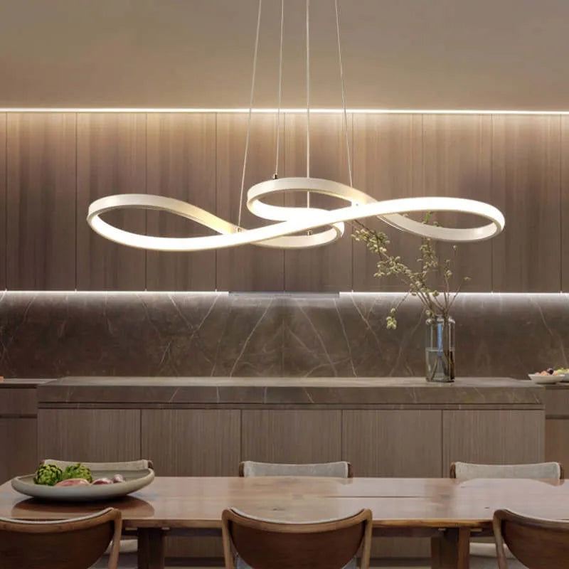 Aeronis Alloy Pendant Chandelier for Modern Nordic Ceiling Lighting OpalDwell