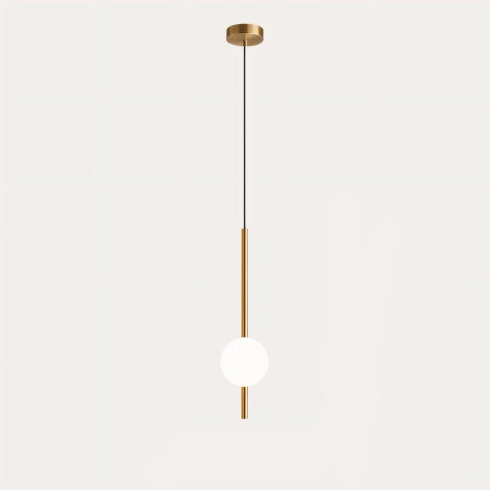Lyra Nordic Glass Pendant Light With Adjustable LED For Kitchen Islands - OpalDwell