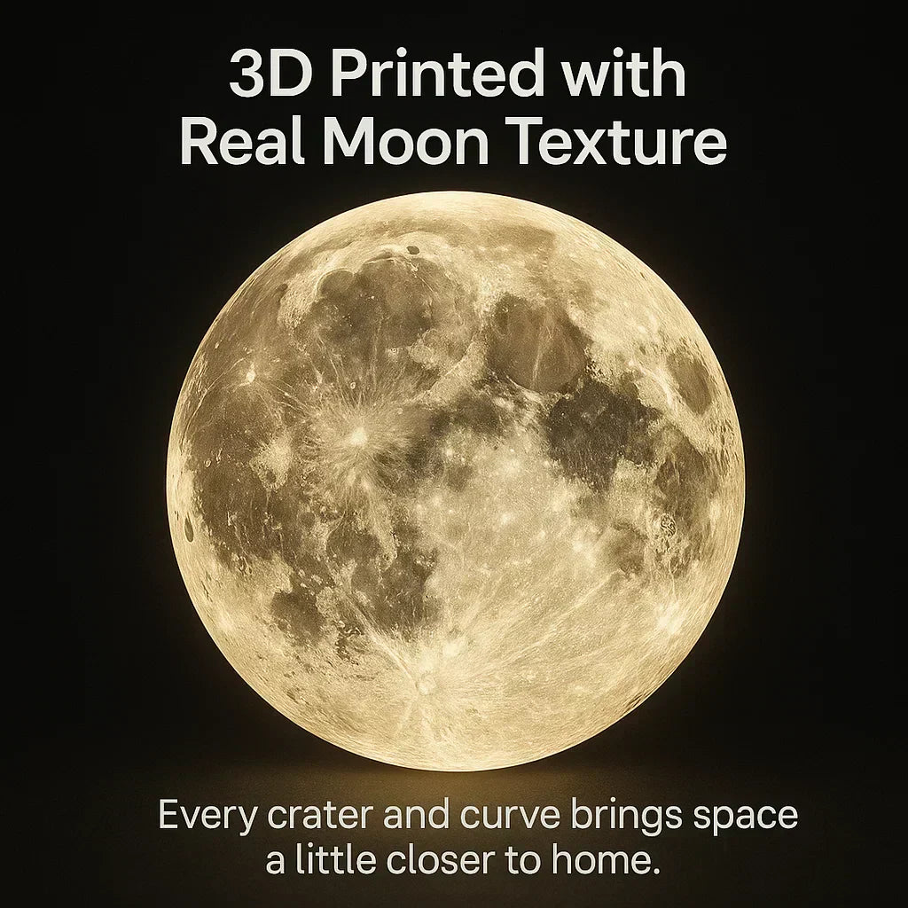 NovaLume Moon Glow LED Lamp With Dimmer for Cozy Bedroom Ambience - OpalDwell