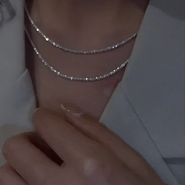 Lyssara Silver Starlight Necklace Set with Delicate Minimalist Pendants OpalDwell