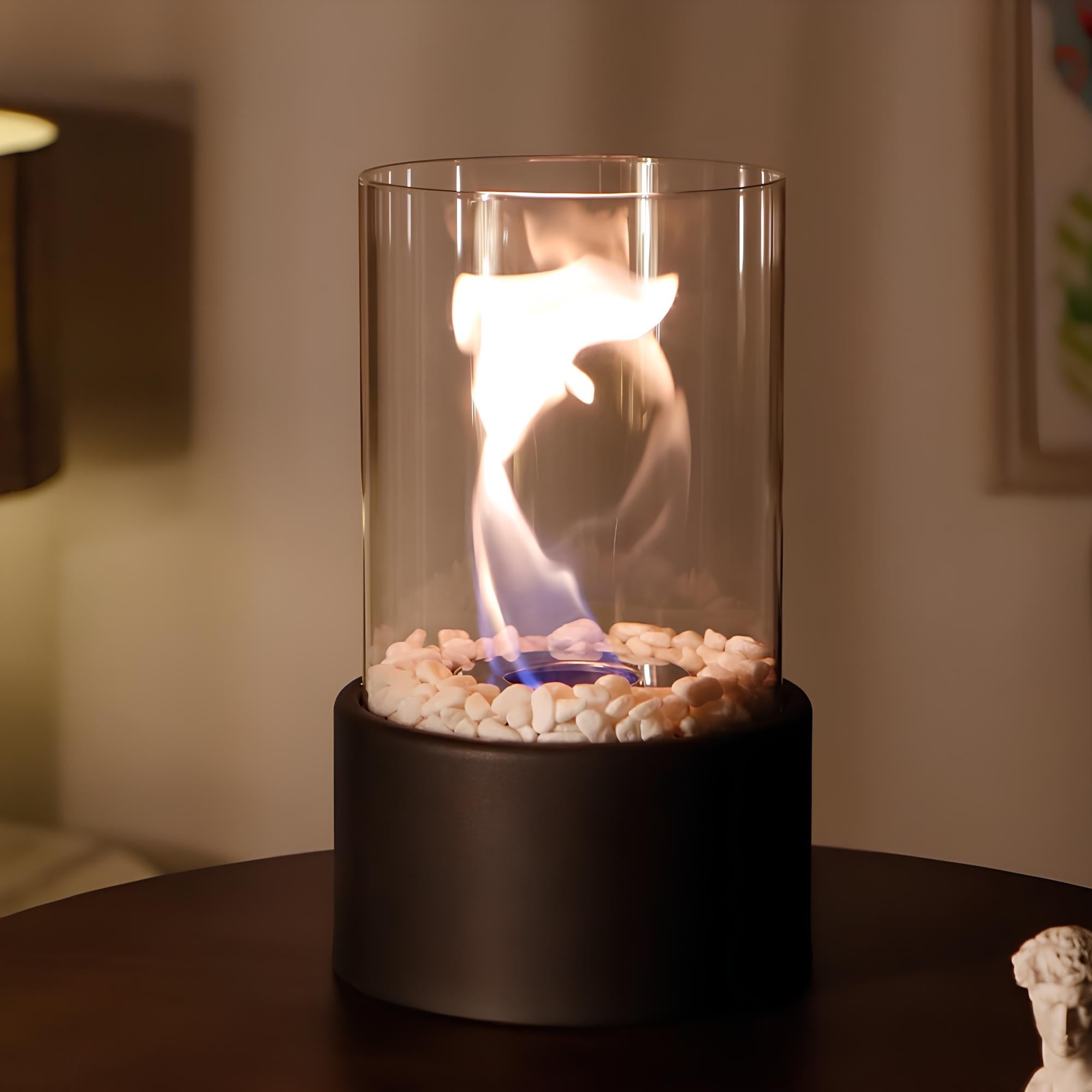Classic Oil Lamp with Open Flame - Lumora | OpalDwell - OpalDwell