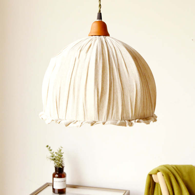 Nordia Linen Pendant Light for Scandinavian Style Interiors OpalDwell