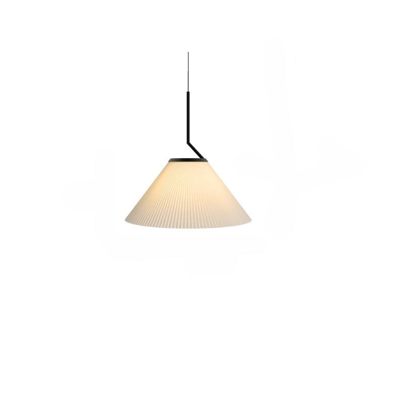 Caelara Soft Pleated Ceiling Pendant Light In Cream - OpalDwell