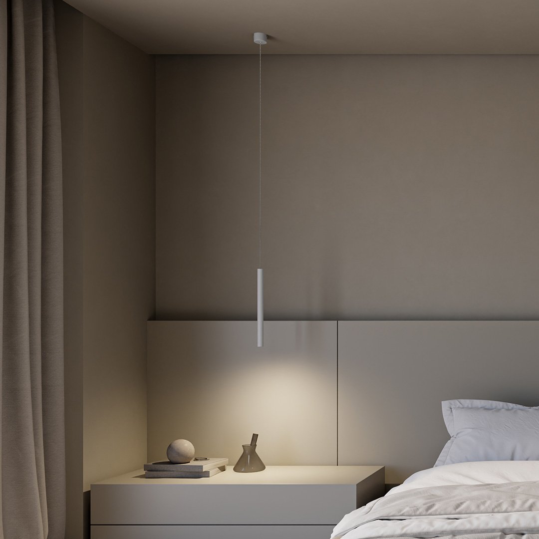 AeroLume Minimalist Pendant Light with LED Performance OpalDwell