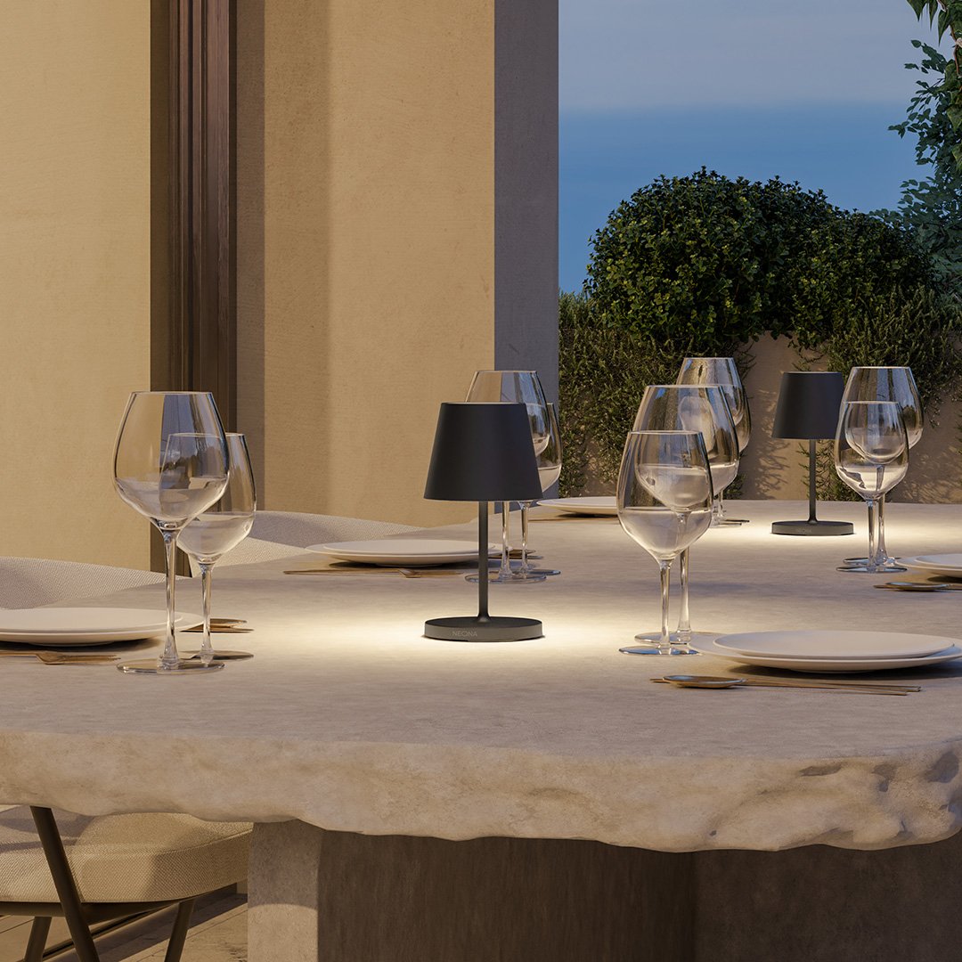 AuraLume Table Lamp | Warm 2700K LED Minimalist Design - OpalDwell