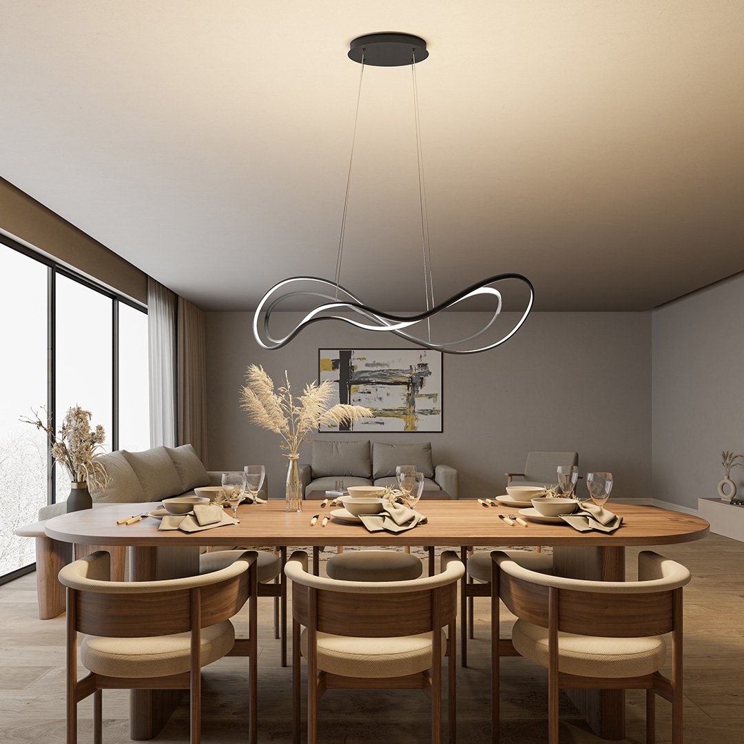 SolaraLux Dimmable LED Pendant Light With Warm Glow - OpalDwell