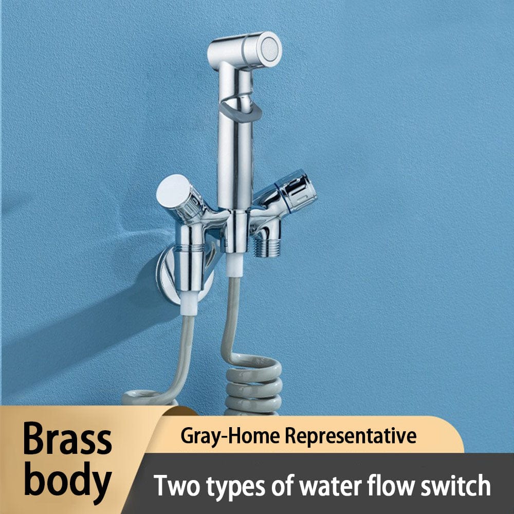 Bathroom Bidet Spray Faucet With Angle Valve | OpalDwell OpalDwell
