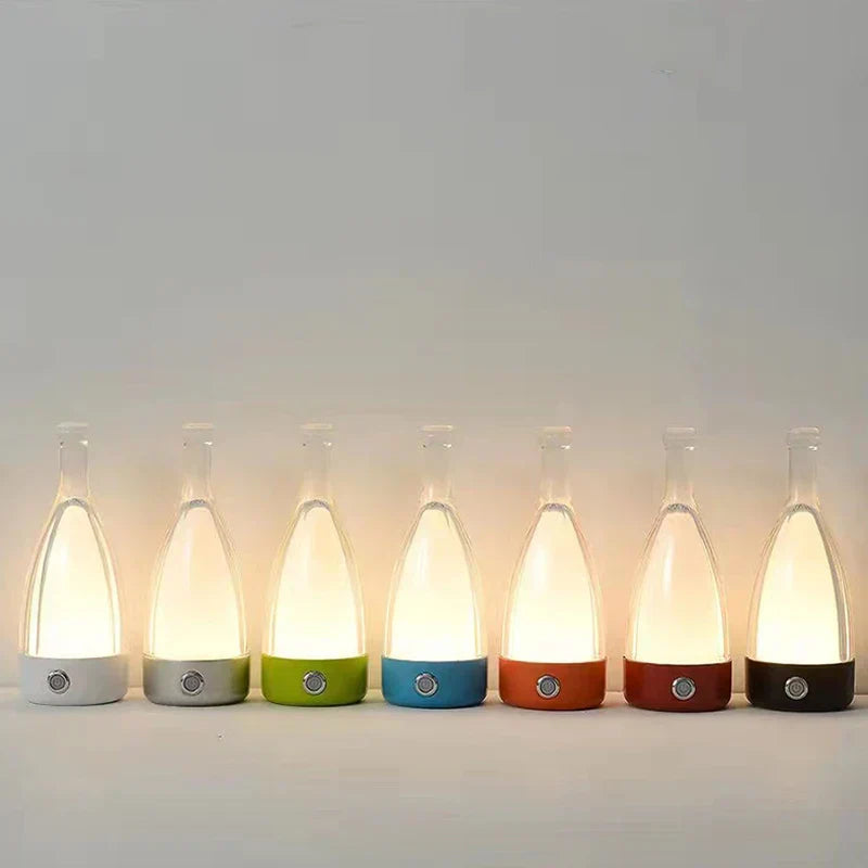 LumaVine Rechargeable Wine Bottle Decorative Lamp Ambient - OpalDwell