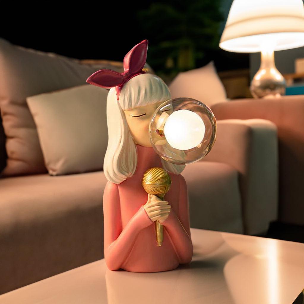 LumaSprite Cartoon Bubble Lamp Nightlight Statue For Kids - OpalDwell