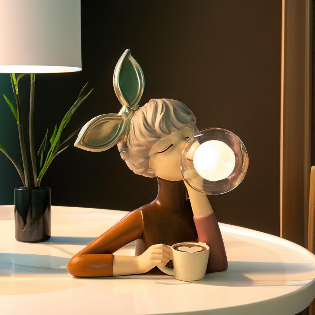 LumaSprite Cartoon Bubble Lamp Nightlight Statue For Kids - OpalDwell