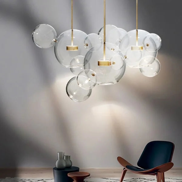 OrbisLuxe Sphere Pendant Light for Modern Interiors OpalDwell