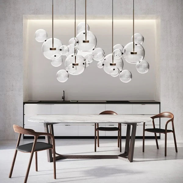 OrbisGlow Sphere Pendant Light for Modern Interiors OpalDwell