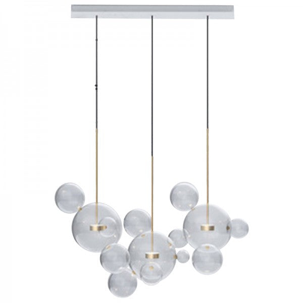 OrbisLuxe Sphere Pendant Light for Modern Interiors OpalDwell