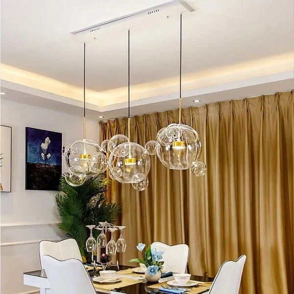 OrbisLuxe Sphere Pendant Light for Modern Interiors OpalDwell