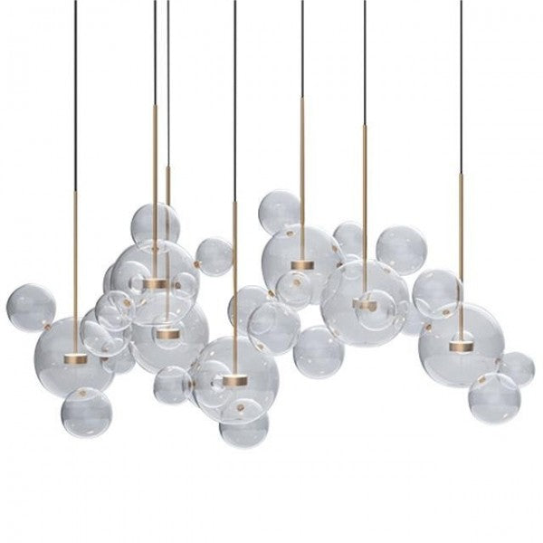 OrbisLuxe Sphere Pendant Light for Modern Interiors OpalDwell