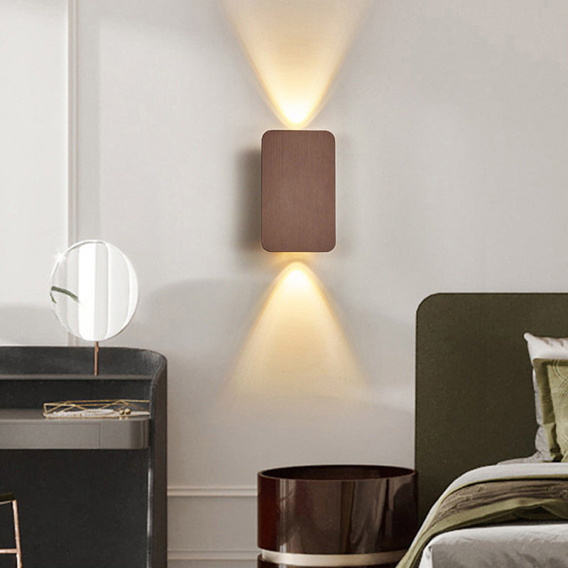 LumaRect Indoor Wall Lamp | Rectangular LED Fixture - OpalDwell