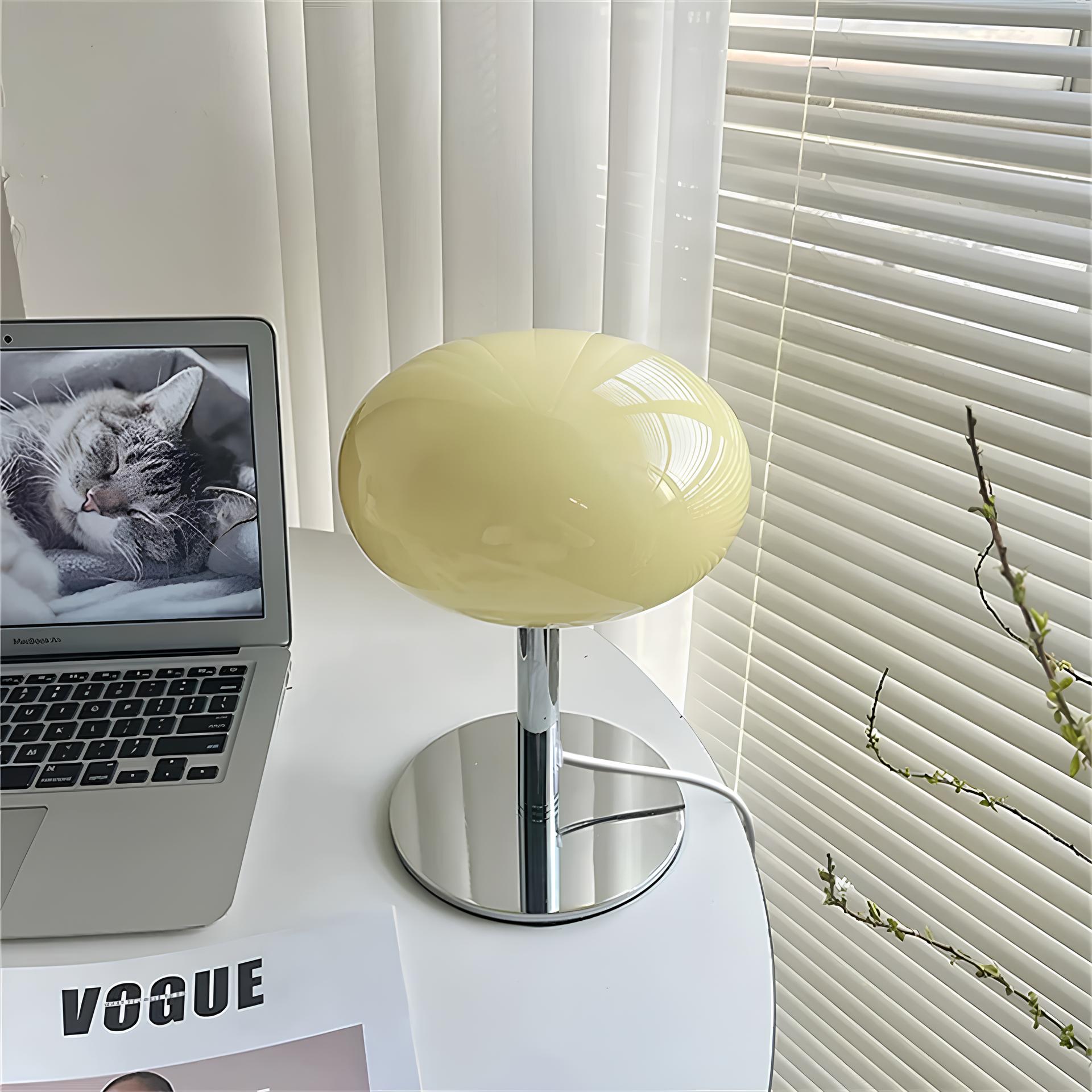 Candy Drop Glass Table Lamp For Cozy Room Ambience - OpalDwell