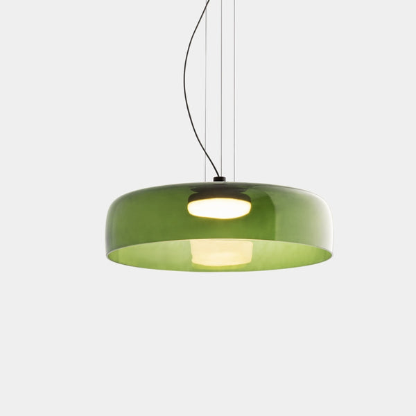 FjordLumen Glass Pendant Light Norwegian Craft Lighting - OpalDwell