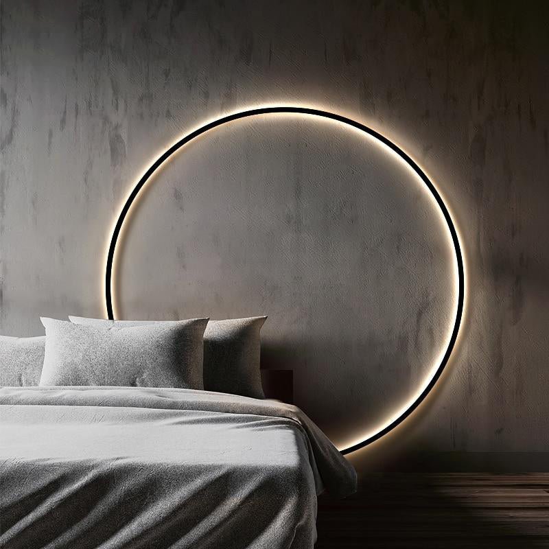 LumaNova Round Wall Light for Modern Minimalist Interiors OpalDwell