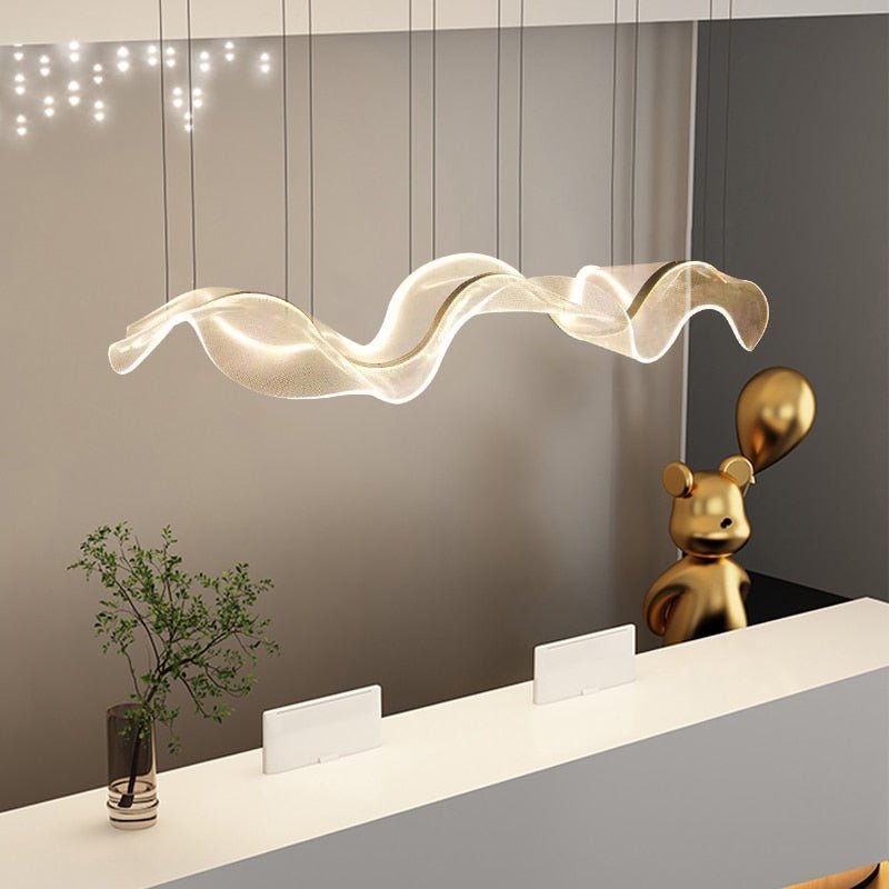 Astrae Pendant Light Contemporary Sleek Ceiling Fixture - OpalDwell