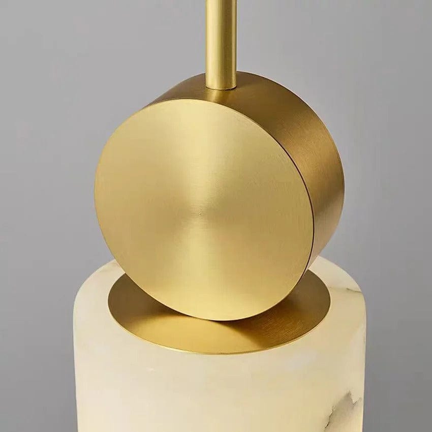 Lunette | Marble and Gold Pendant | OpalDwell - OpalDwell