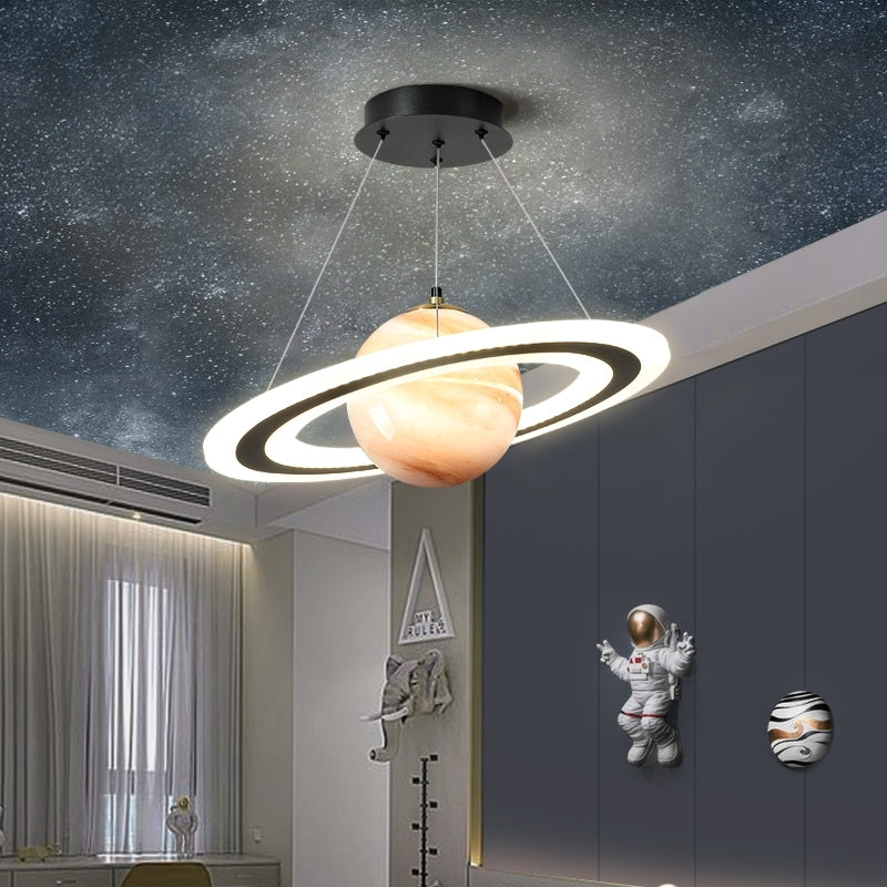 Orion Orbit Pendant Light Dimmable Galaxy Glow Effect - OpalDwell