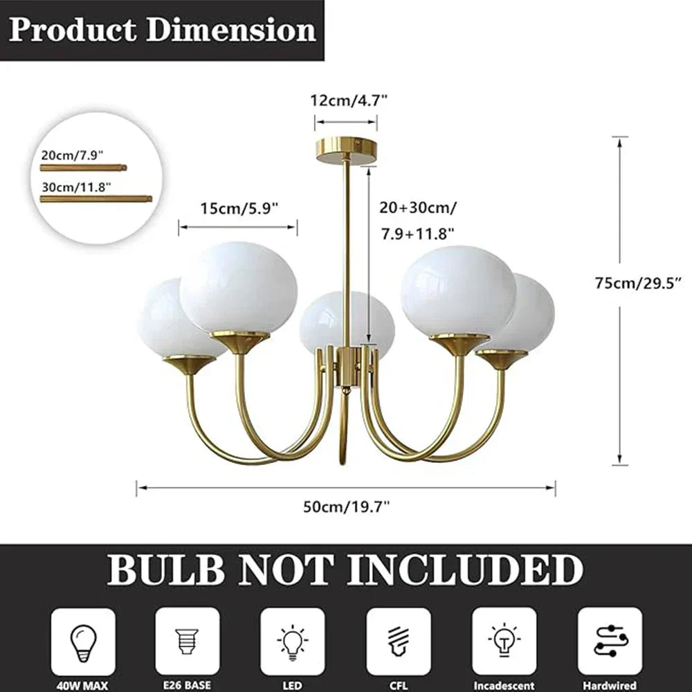 Liora Blush Chandelier - OpalDwell