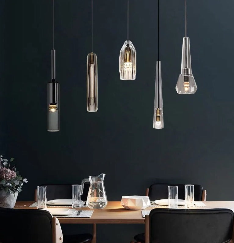 Asterra Premium Full Copper K9 Crystal LED Pendant Lights - OpalDwell