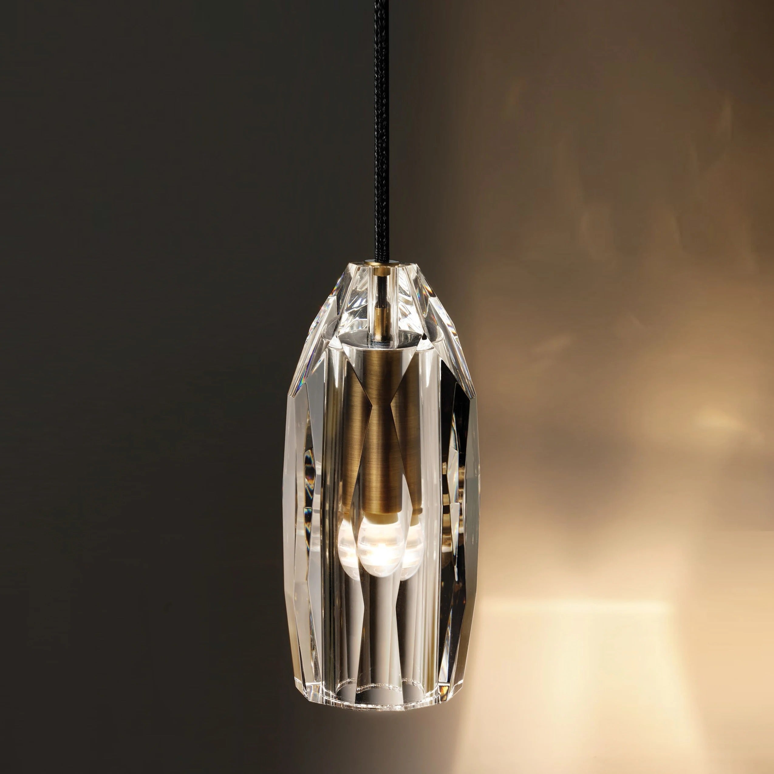 Asterra Premium Full Copper K9 Crystal LED Pendant Lights - OpalDwell