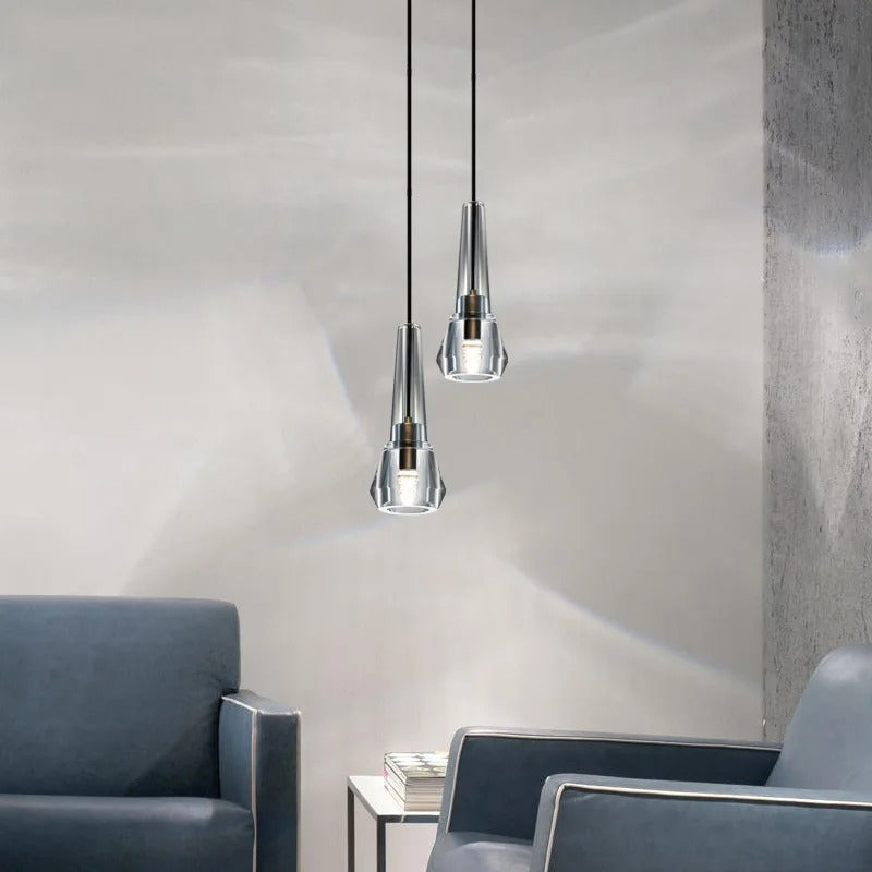 Asterra Premium Full Copper K9 Crystal LED Pendant Lights - OpalDwell