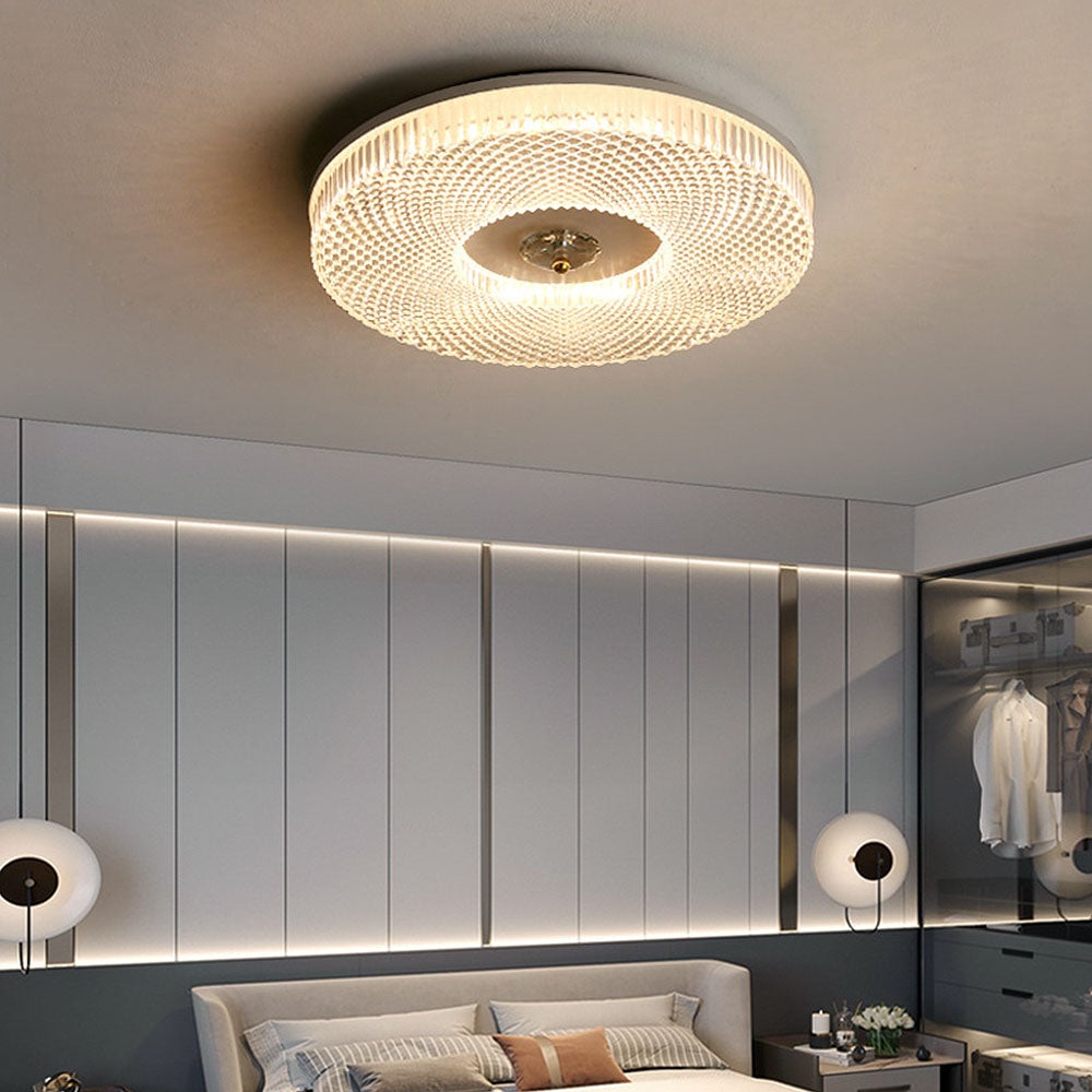 Luminia Slim LED Ceiling Light in Metal & Acrylic Finish OpalDwell