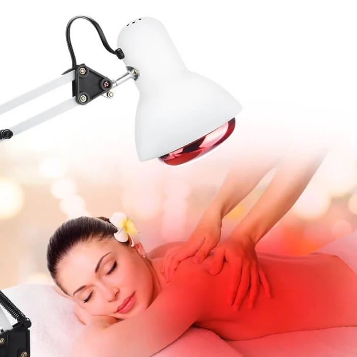 SolaraLux Infrared Therapy Lamp With Stand For Targeted Pain Relief - OpalDwell