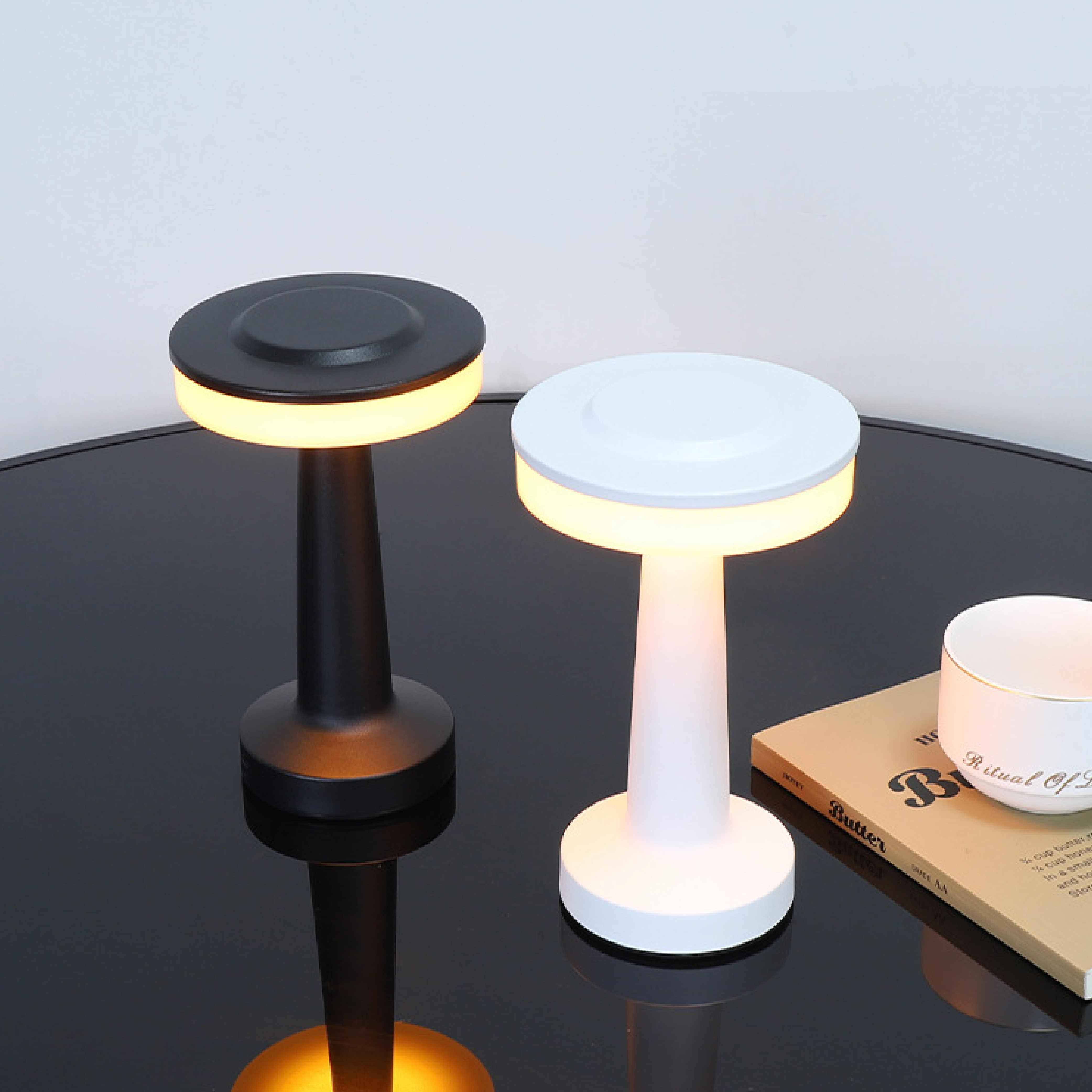 Contemporary Metal Table Lamp, Elegant Decorative Lighting - OpalDwell