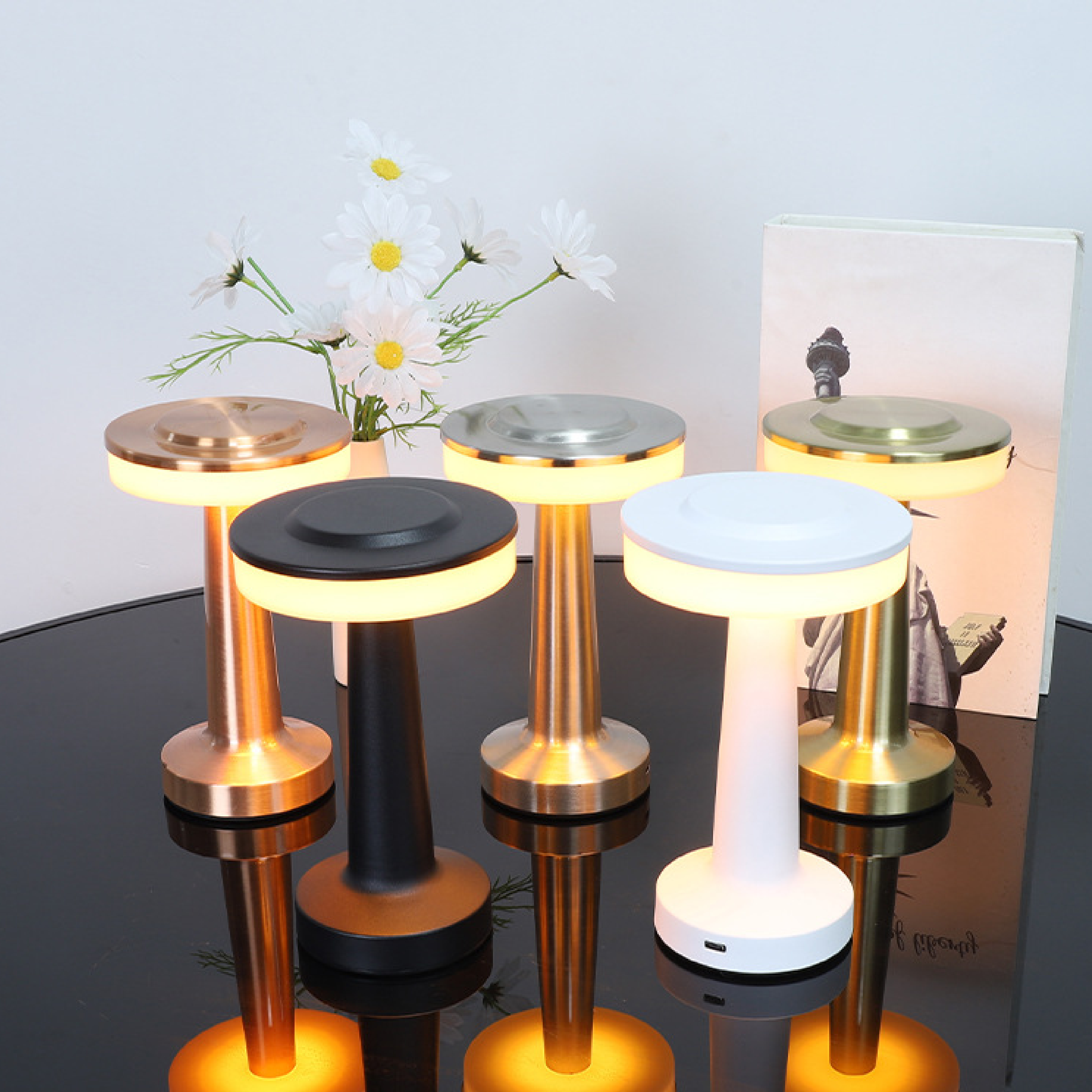 Contemporary Metal Table Lamp, Elegant Decorative Lighting - OpalDwell