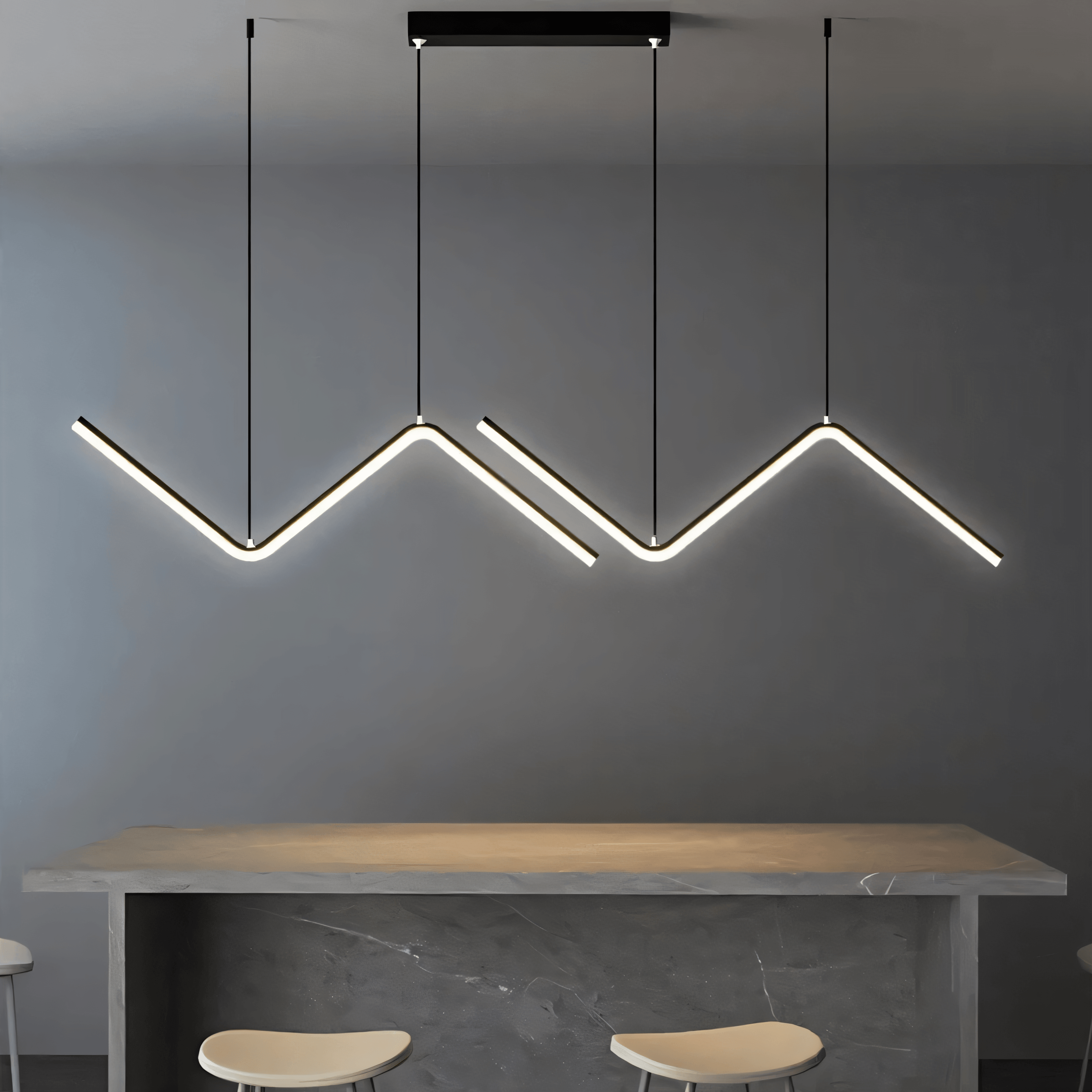 Solenne | Geometric Triangle Chandelier - OpalDwell