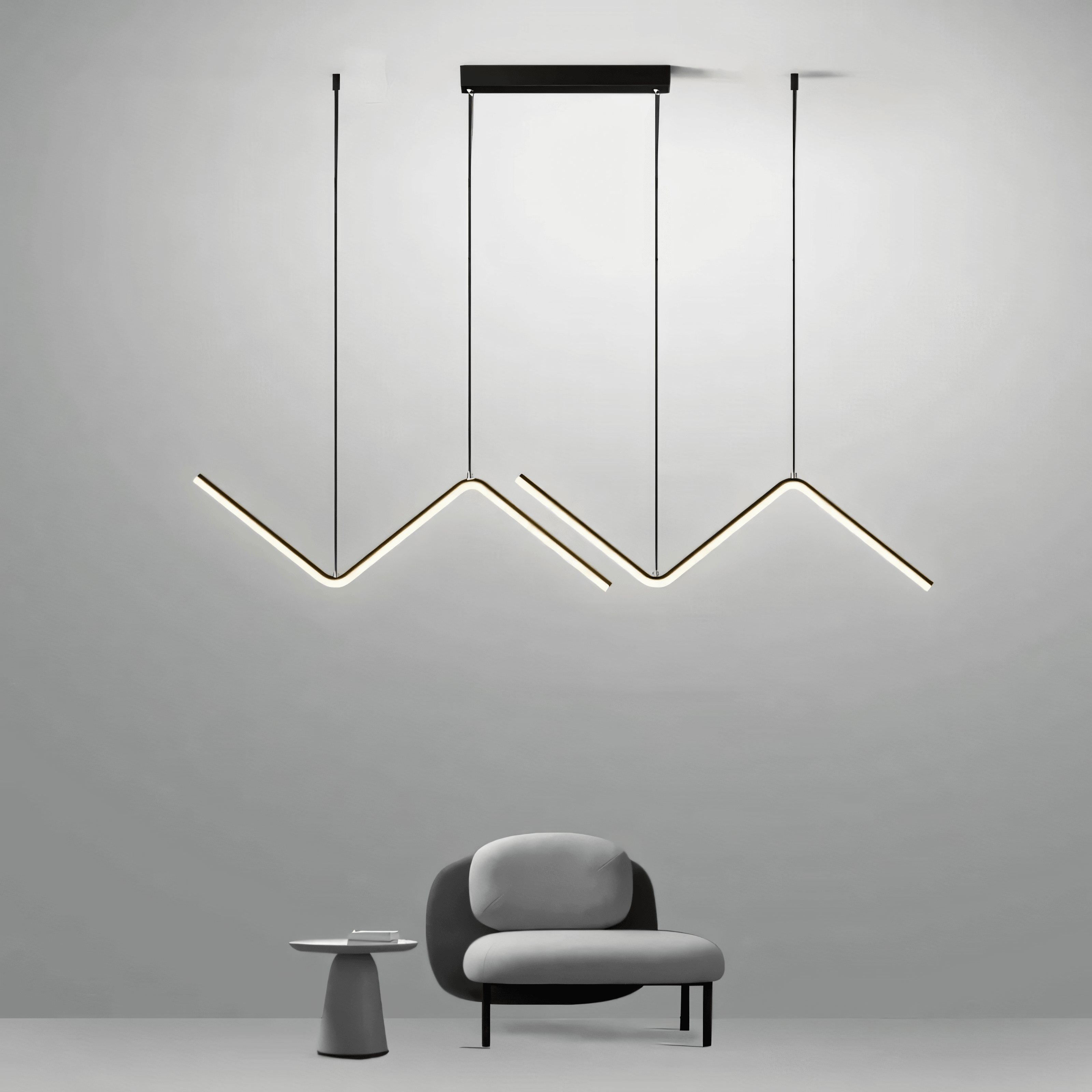 Solenne | Geometric Triangle Chandelier - OpalDwell