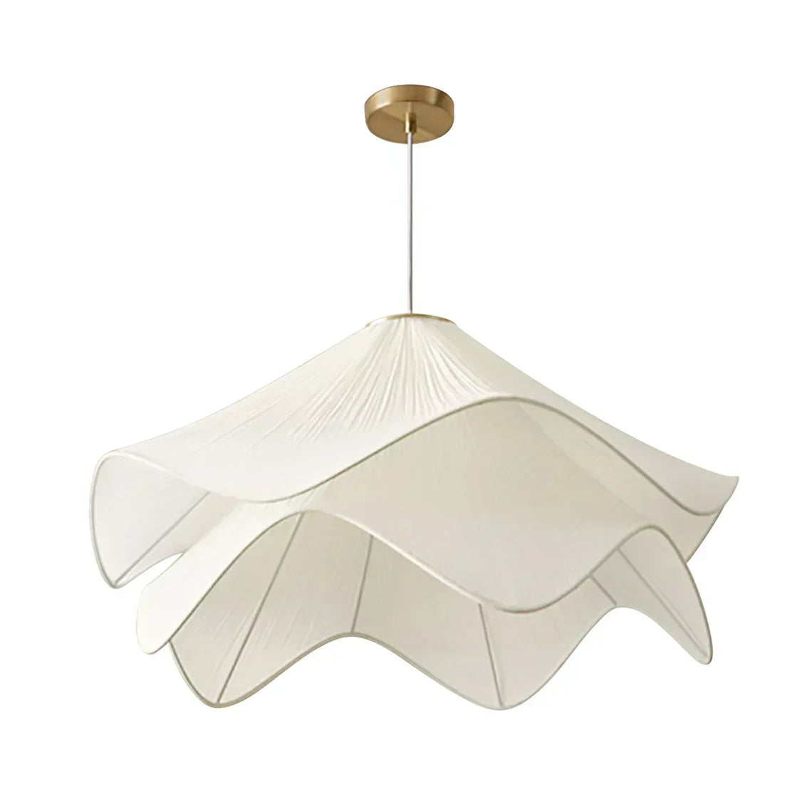 Fleurine French-Style Fabric Floral Chandelier - OpalDwell
