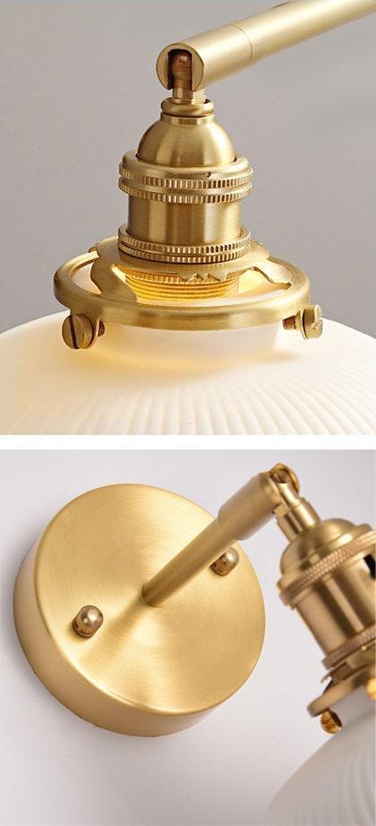Lantern Cup-Shaped Ribbed Ceramic Wall Sconce, Bulb Included - OpalDwell