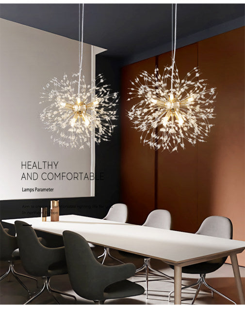 Contemporary Dandelion-Style Pendant Light - OpalDwell