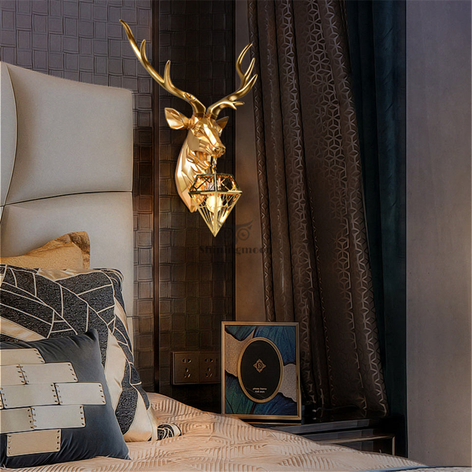 Decorative Antler Head - OpalDwell