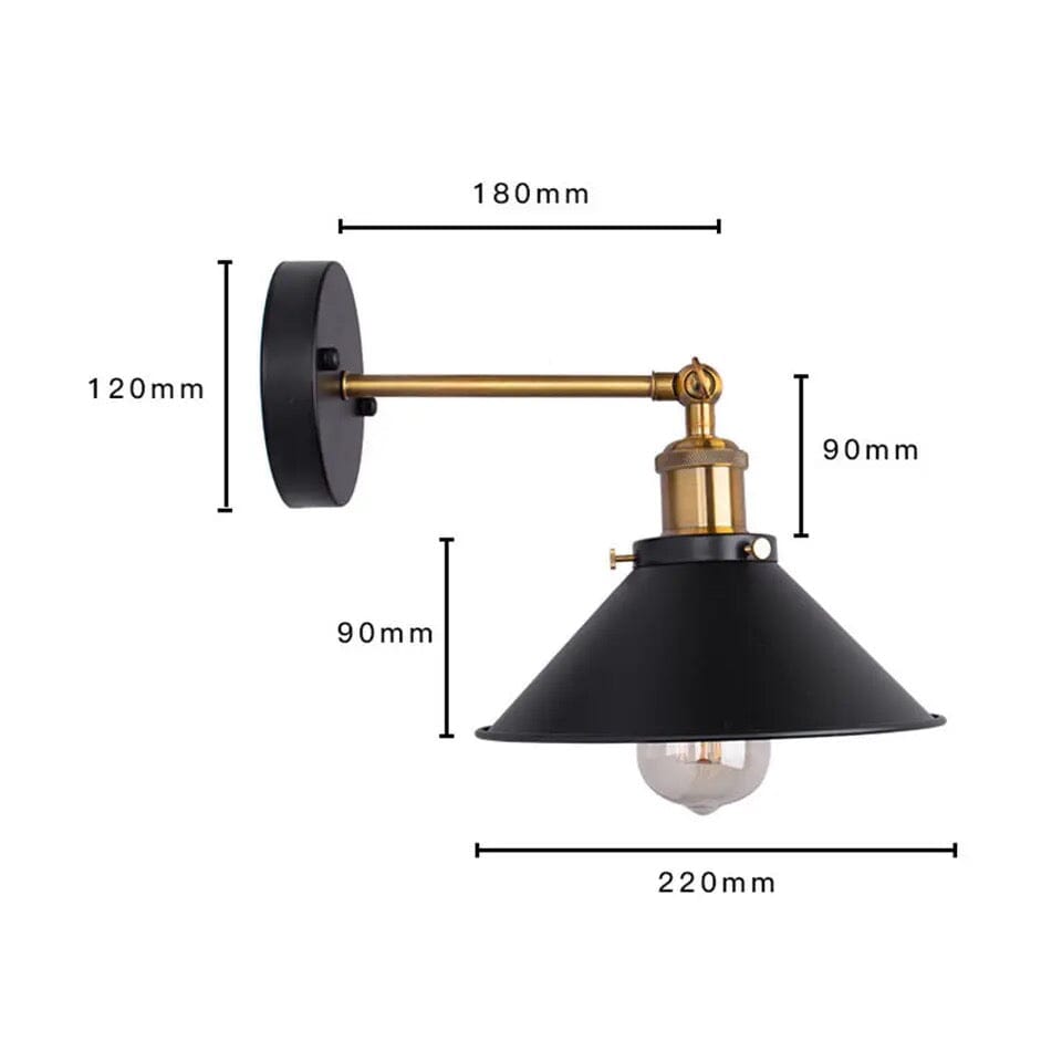 Kestrel Industrial Wall Lamp - OpalDwell