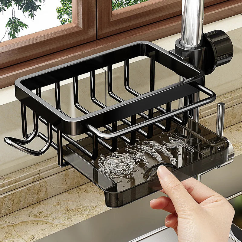 Sink Organizer in Aluminum - OpalDwell