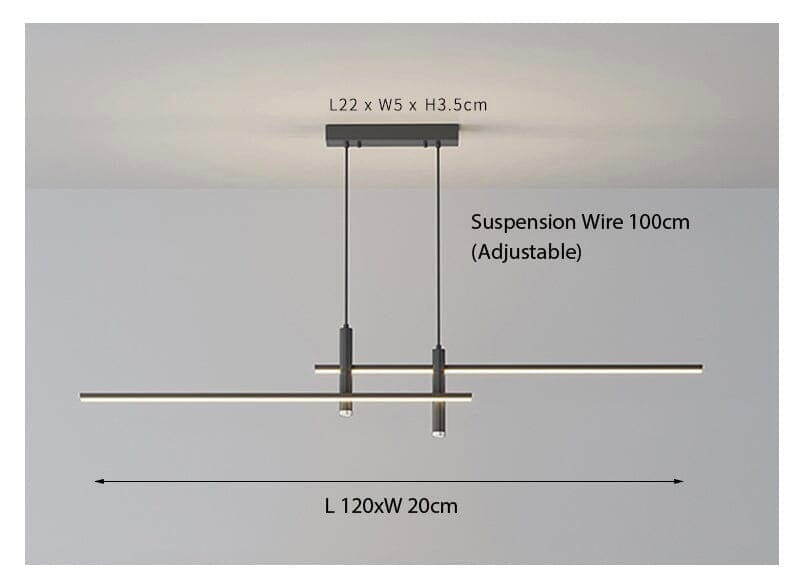 Vellaro | Two Light Chandelier - OpalDwell